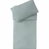 Jollein Housse de couette + taie d'oreiller Sea Green (100 x 140 cm)