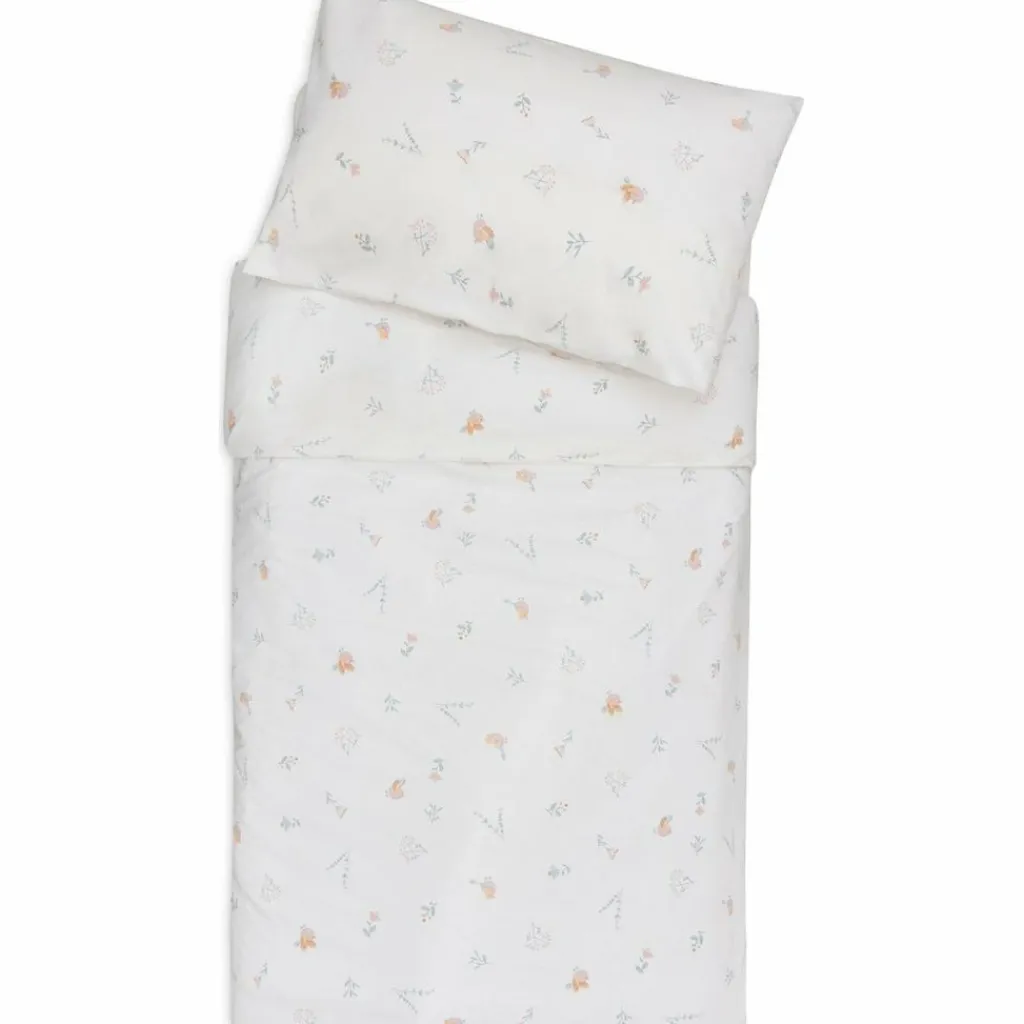 Jollein Housse de couette + taie d'oreiller Lovely Birds (100 x 140 cm)