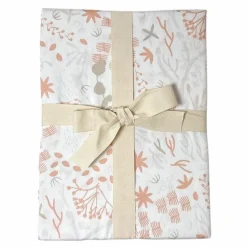 Kadolis Housse de couette en coton bio Yukari Peach (75 x 120 cm)