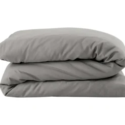 Online Housse de couette pur coton Gris tourterelle (100 x 140 cm) Housse De Couette Bébé