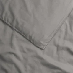 Online Housse de couette pur coton Gris tourterelle (100 x 140 cm) Housse De Couette Bébé