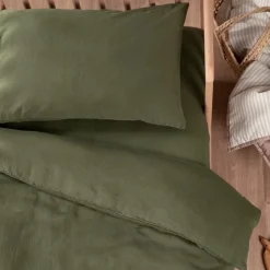 Kadolis Housse de couette Satin Cyprès (75 x 120 cm)