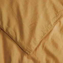 Kadolis Housse de couette satin de coton bio Ambre (100 x 140 cm)