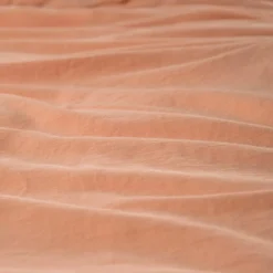 Best Housse de couette Satin Peach (75 x 120 cm) Housse De Couette Bébé