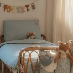 Little Dutch Housse de couette+oreiller lit bébé Denim Blue (100 x 140 cm)