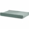 Online Housse de matelas à langer en éponge Ash Green (50 x 70 cm) Housse De Matelas À Langer