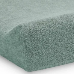 Online Housse de matelas à langer en éponge Ash Green (50 x 70 cm) Housse De Matelas À Langer
