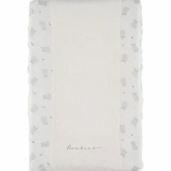Noukie's Housse de matelas à langer en éponge écrue