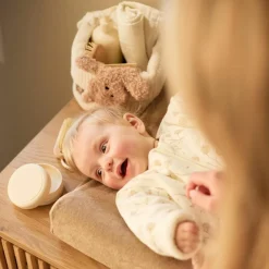 Clearance Housse de matelas à langer en éponge Milky Coffee (50 x 70 cm) Housse De Matelas À Langer