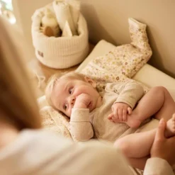 Sale Housse de matelas à langer en éponge Oatmeal (50 x 70 cm) Housse De Matelas À Langer