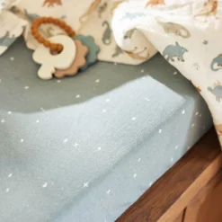 Sale Housse de matelas à langer en jersey Sea Green (50 x 70 cm) Housse De Matelas À Langer