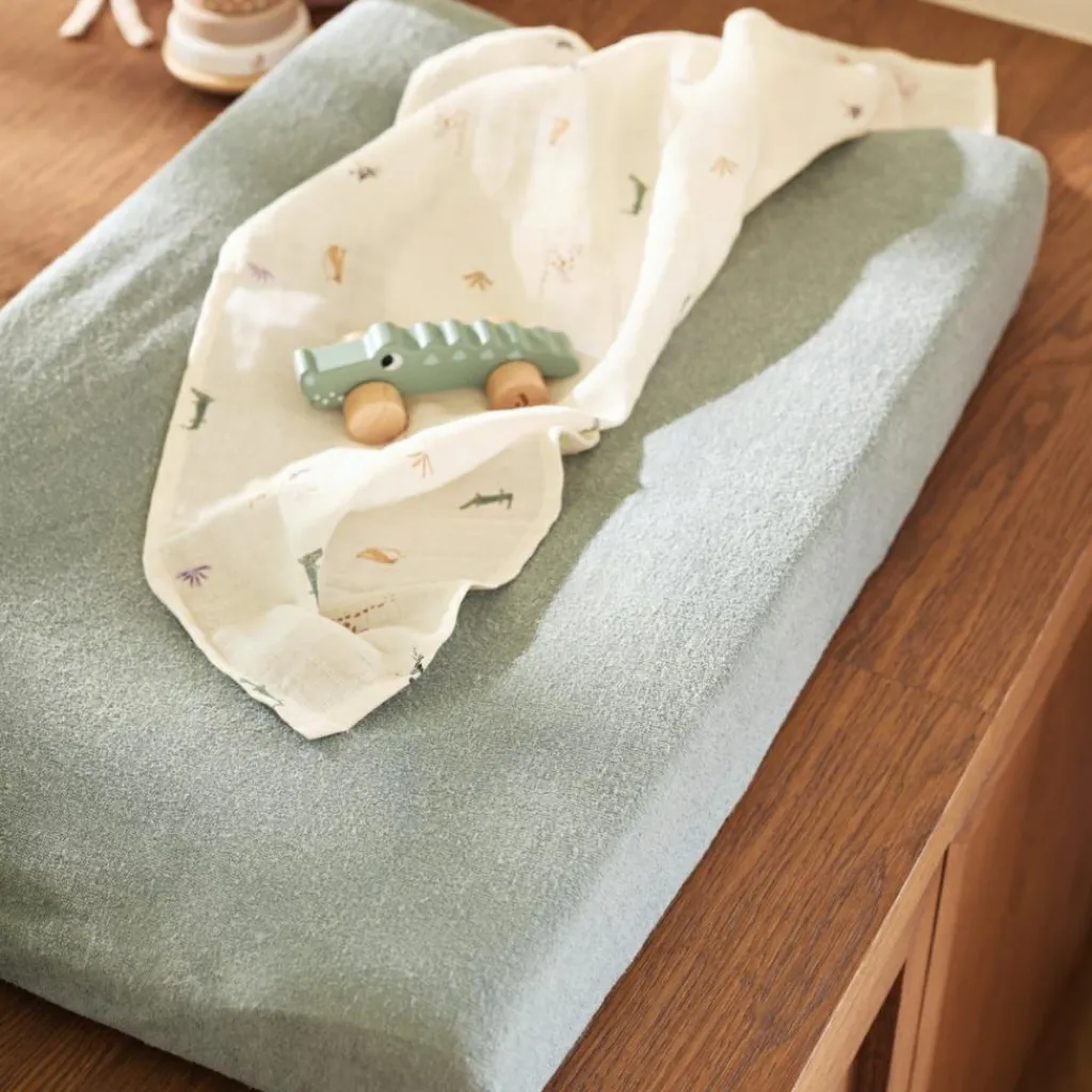 Jollein Housse de matelas à langer en éponge Sea Green 50 x 70 cm)