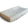 Mushie Housse de matelas à langer Retro Stripes (81 x 41 cm)