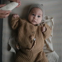 Mushie Housse de matelas à langer Retro Stripes (81 x 41 cm)