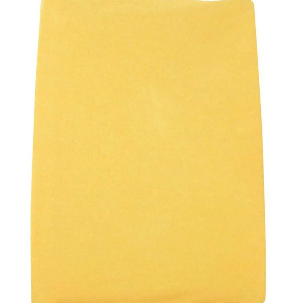 Trois Kilos Sept Housse de matelas à langer en éponge Moutarde (70 x 50 cm)