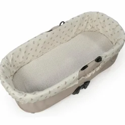 Walking Mum Housse de nacelle avec élastiques + Drap-housse pour nacelle Mimosa Rose