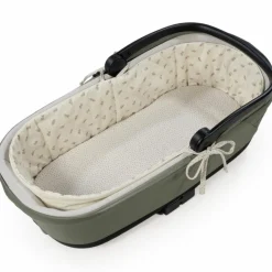 Walking Mum Housse de nacelle avec tiges + Drap-housse pour nacelle Mimosa Rose