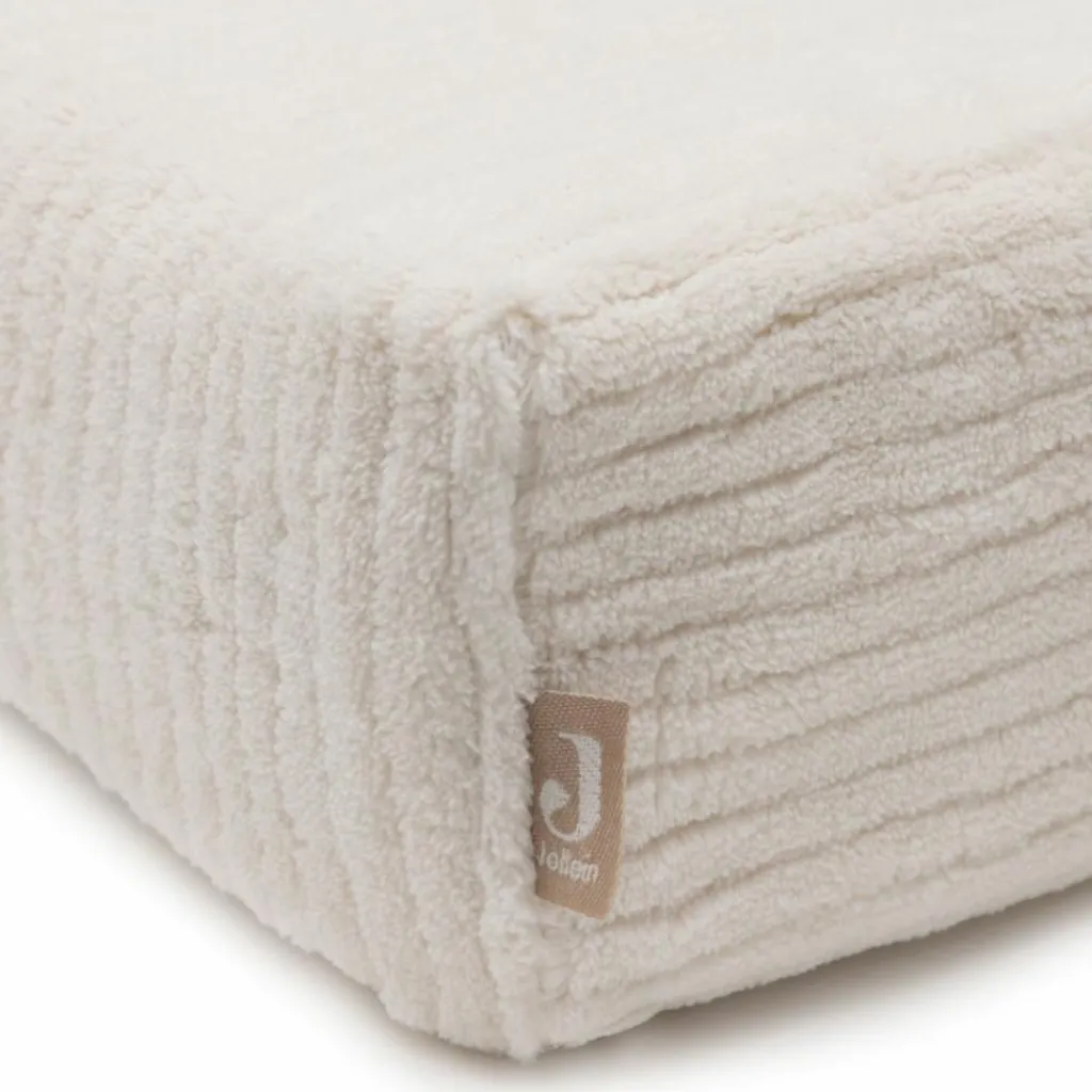Jollein Housse matelas à langer Cloudy Rib Oatmeal (50 x 70 cm)