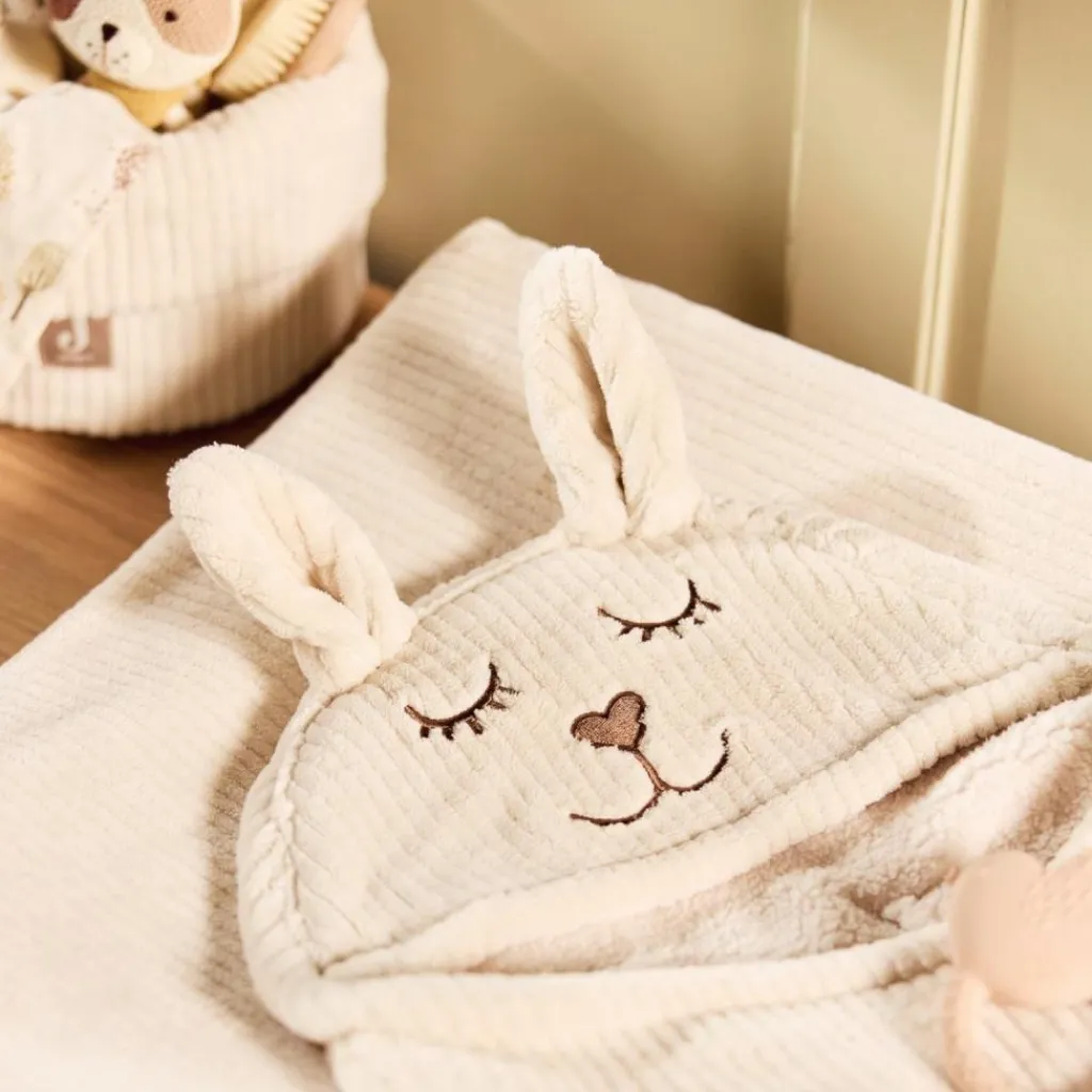 Jollein Housse matelas à langer Cloudy Rib Oatmeal (50 x 70 cm)