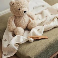 Jollein Housse matelas à langer en éponge Olive Green (50 x 70 cm)