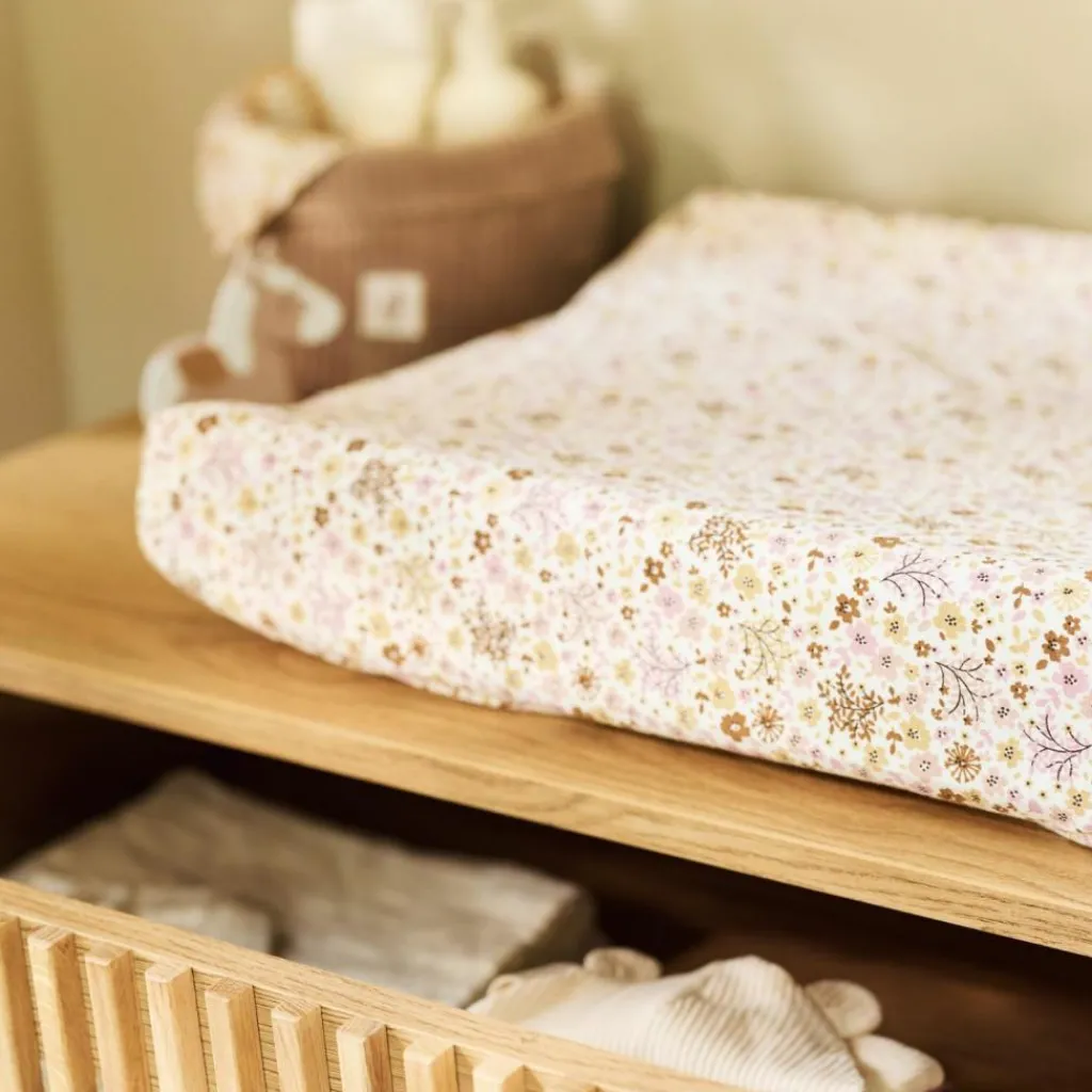 Jollein Housse matelas à langer en jersey Flower Fairies (50 x 70 cm)