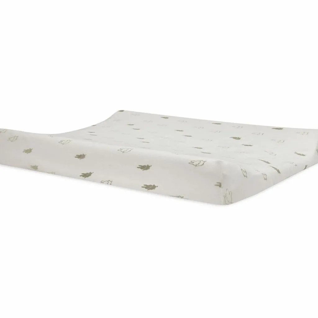 Jollein Housse matelas à langer en jersey Happy Miffy Olive Green (50 x 70 cm)