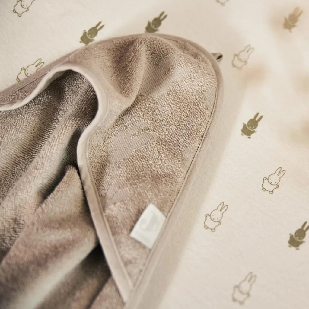 Jollein Housse matelas à langer en jersey Happy Miffy Olive Green (50 x 70 cm)