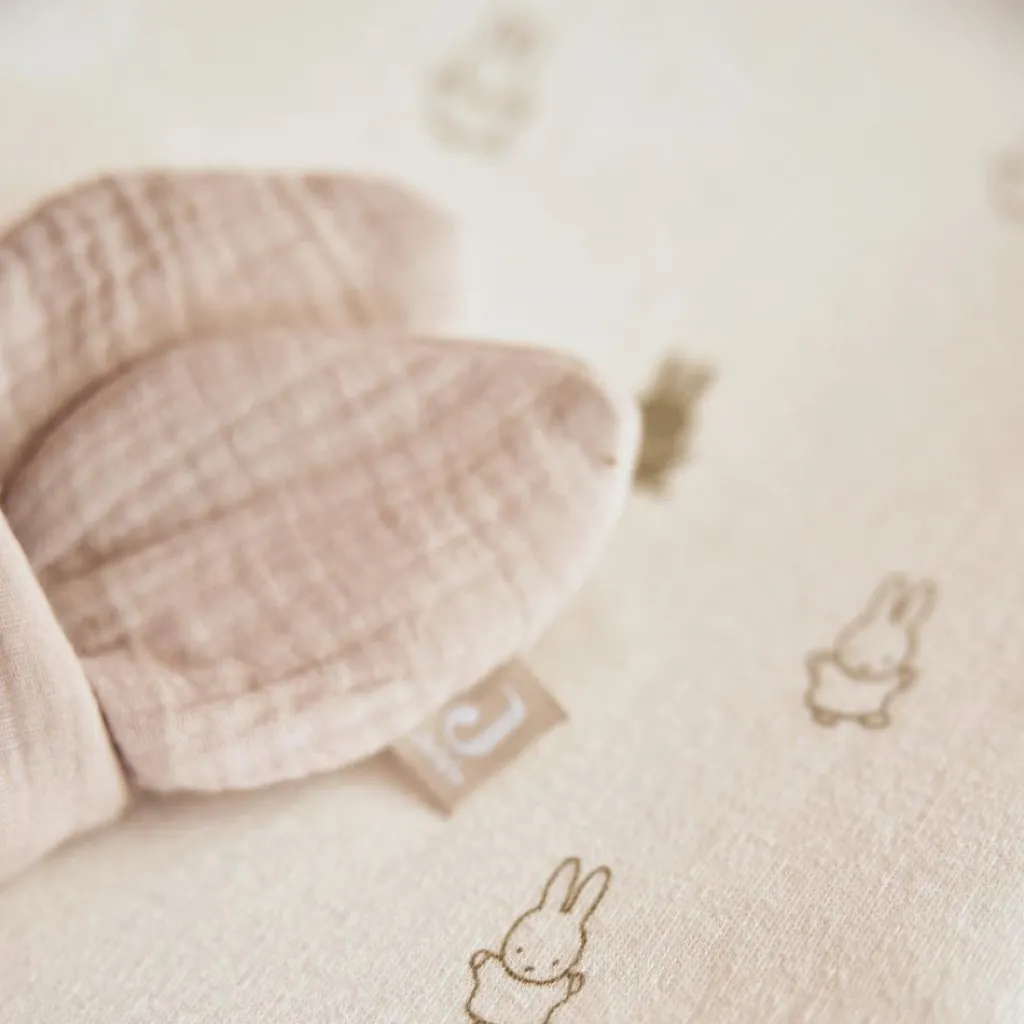 Jollein Housse matelas à langer en jersey Happy Miffy Olive Green (50 x 70 cm)