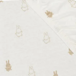 Discount Housse matelas à langer en jersey Happy Miffy Nougat (50 x 70 cm) Housse De Matelas À Langer