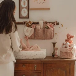 Little Dutch Housse pour matelas à langer en gaze de coton Fairy Blossom (50 x 70 cm)