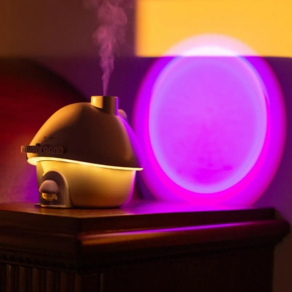 Mary's Humidificateur Maison Champignon Rose