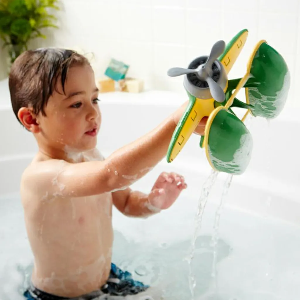 Green Toys Hydravion vert et jaune