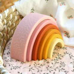 Online Jeu à empiler arc en ciel rose Jouet À Empiler
