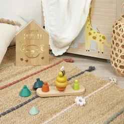 Janod Jeu à empiler en bois Forêt WWF