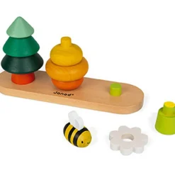 Janod Jeu à empiler en bois Forêt WWF