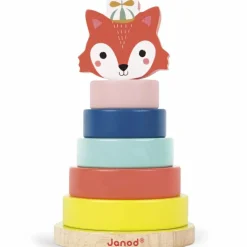Janod Jeu à empiler renard baby forest (7 pièces)