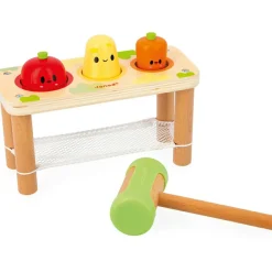Janod Jeu à encastrer Ferme Tap tap de légumes (5 pièces)