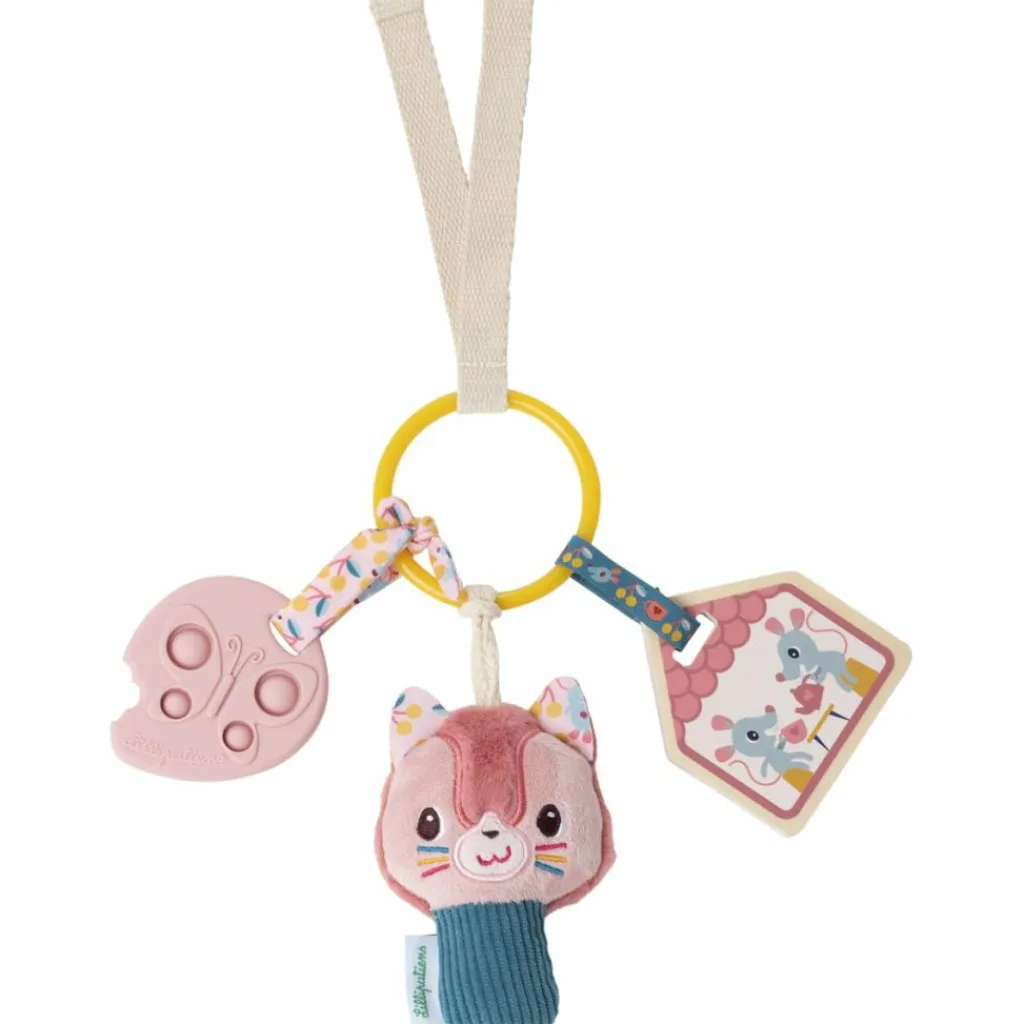 Lilliputiens Jeu d'activités à suspendre Jeanne trousseau de clef Jardin