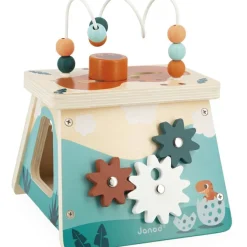 Hot Jeu d'activités en bois Dino volcan Jouet D'Activités