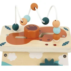 Hot Jeu d'activités en bois Dino volcan Jouet D'Activités