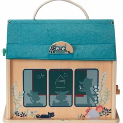 Lilliputiens Jeu d'activités en bois Ma première école