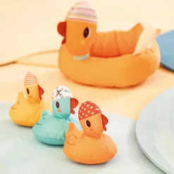 Clearance Jeu de bain Maman canards et ses canetons (4 pièces) Jouet De Bain