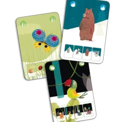 Hot Jeu de cartes 7 familles Mini nature (28 cartes) Jeu De Société