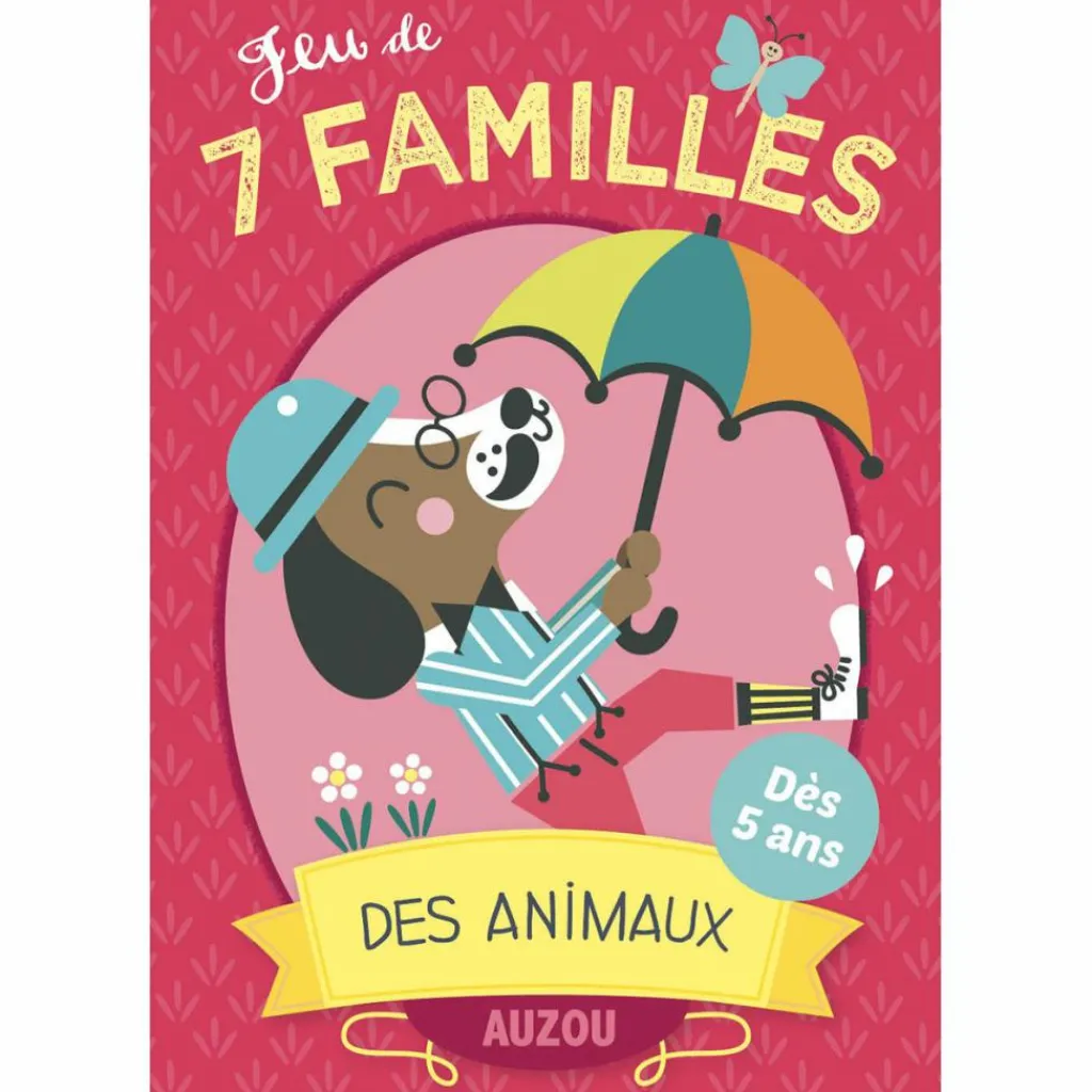 Discount Jeu de cartes Jeu de 7 familles des animaux Jeu De Société