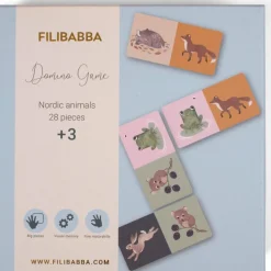 Clearance Jeu de dominos Animaux nordiques (28 pièces) Jeu De Société