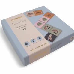 Clearance Jeu de dominos Animaux nordiques (28 pièces) Jeu De Société