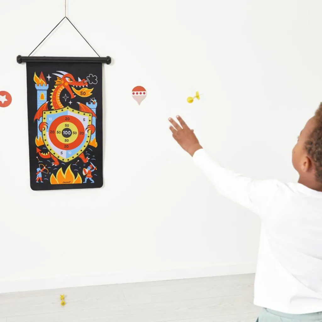 Janod Jeu de fléchettes magnétique Dragon