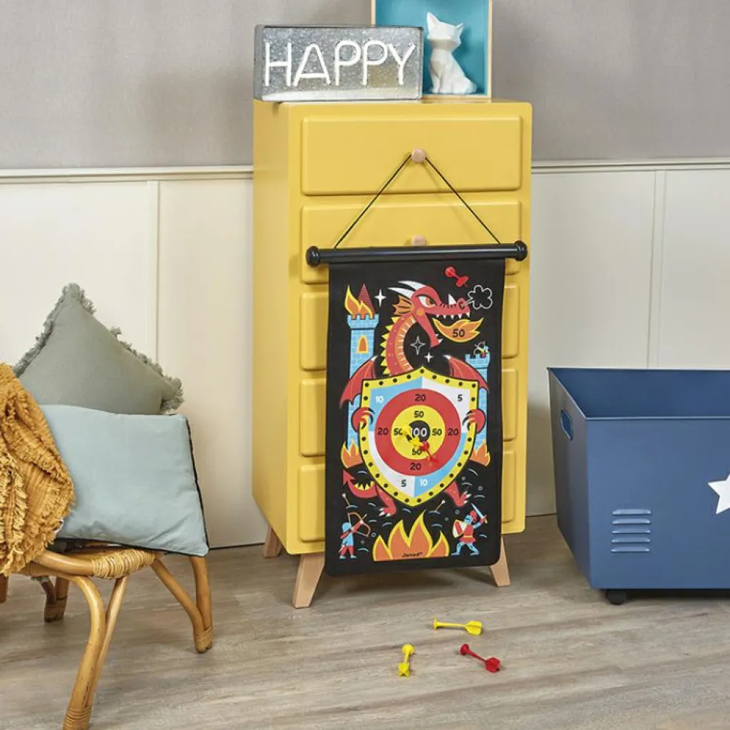 Janod Jeu de fléchettes magnétique Dragon