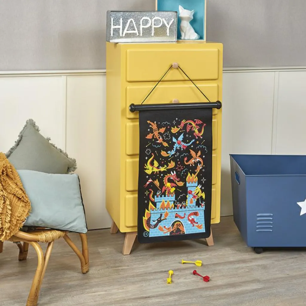 Janod Jeu de fléchettes magnétique Dragon