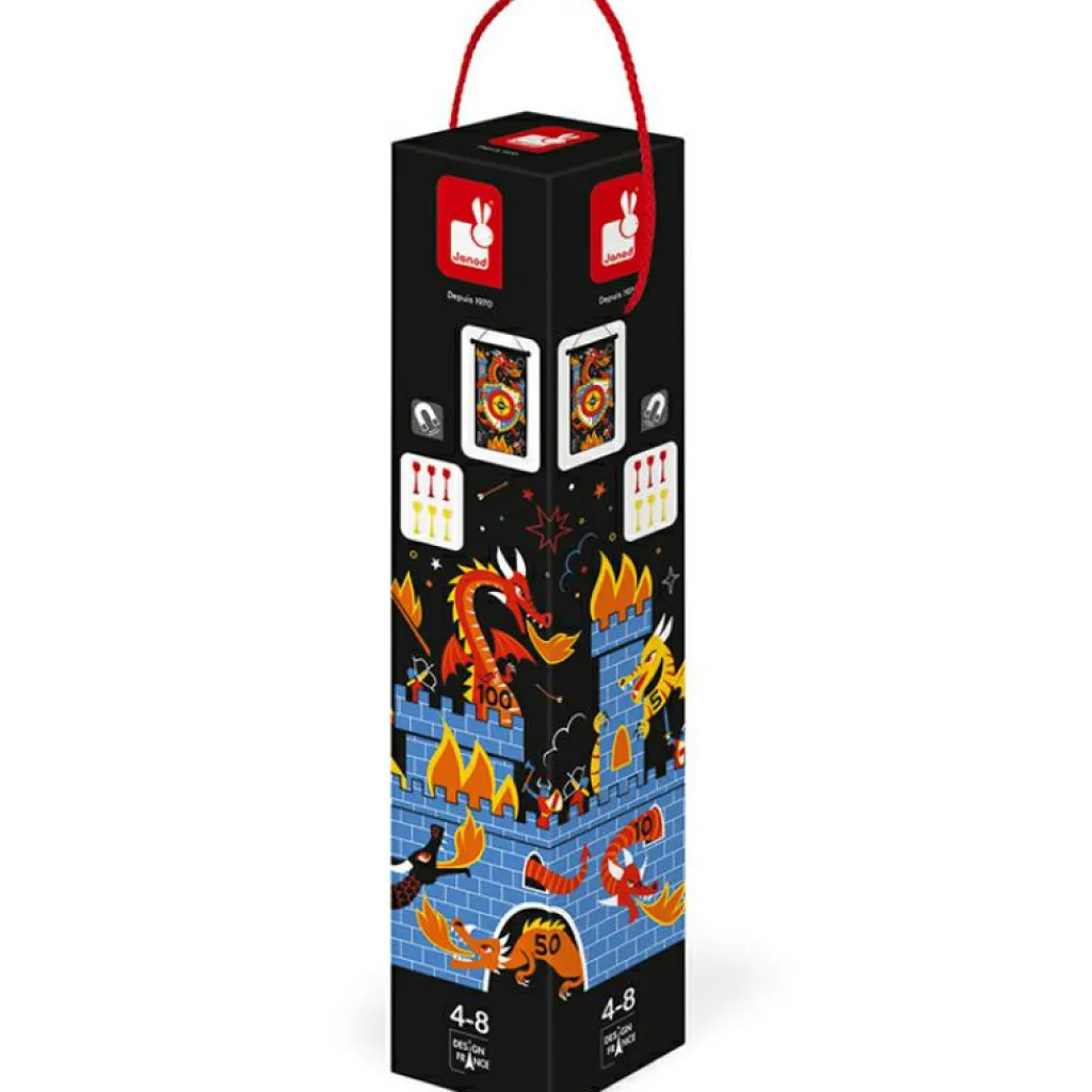 Janod Jeu de fléchettes magnétique Dragon
